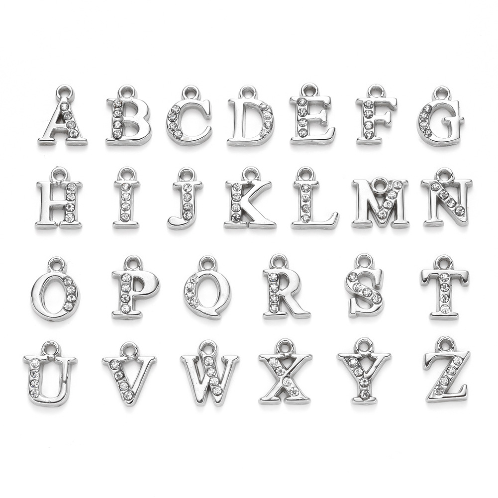 White K color 26 letters/set