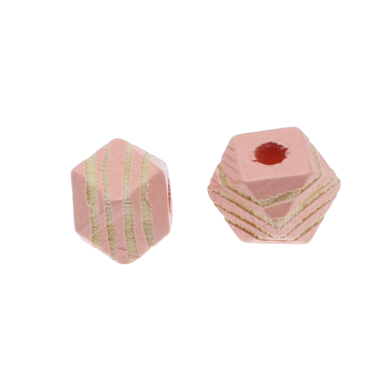 pink, 12x12mm, Hole: 3mm