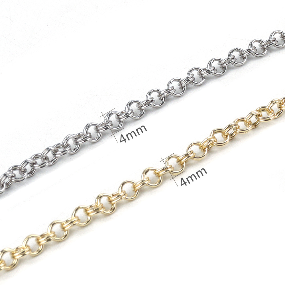 Round link chain