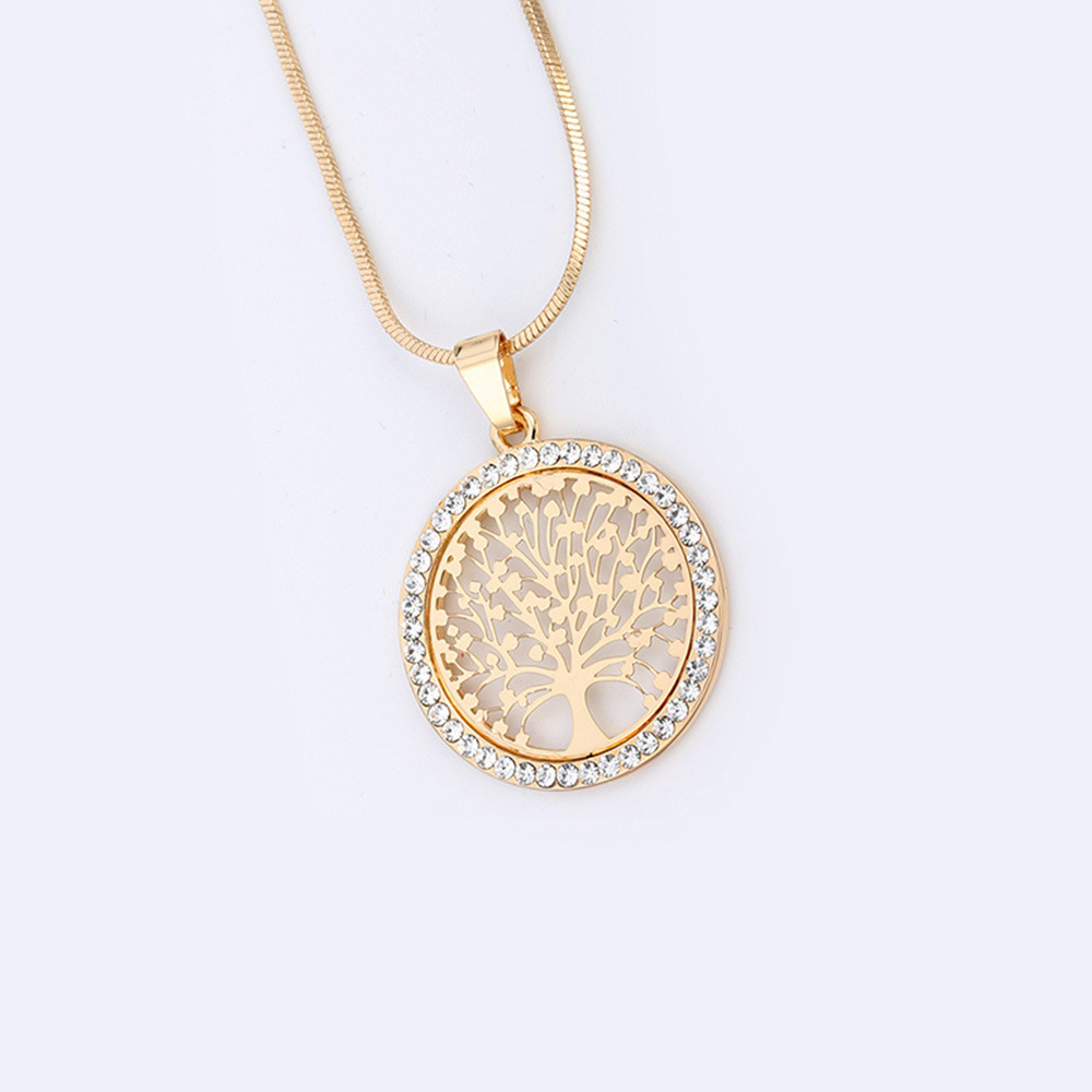 Necklace gold 45cm 10cm,2.5cm