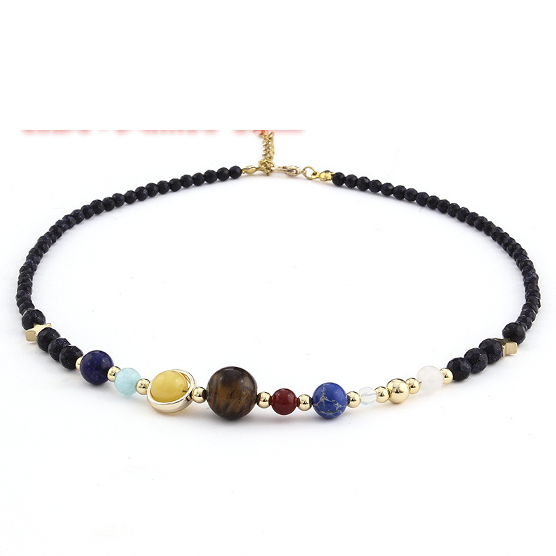 Eight dense planets necklace 9120-AR1105