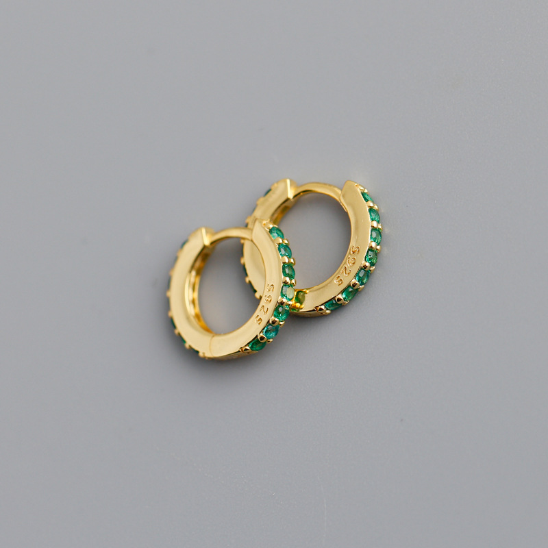  gold color plated with green