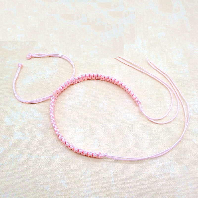 7:Plain pink knot