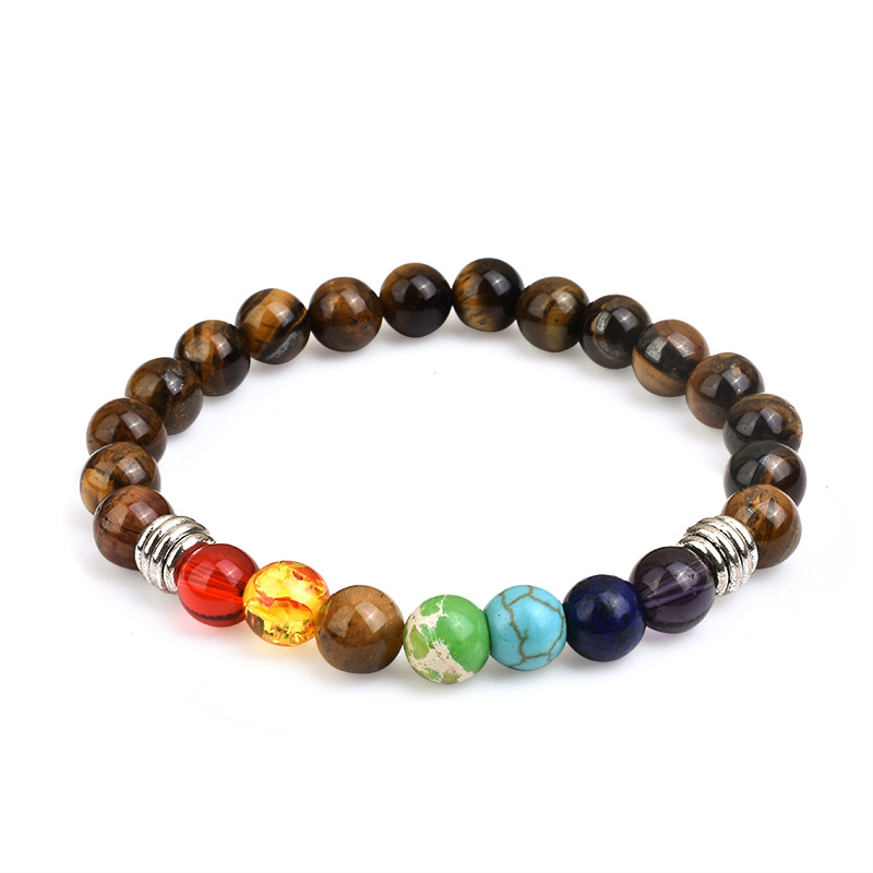 Tiger's eye + colorful