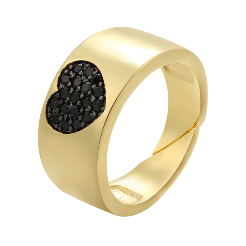 3 gold color plated with black color