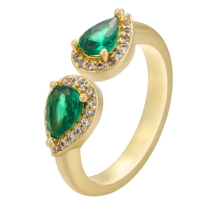 gold color plated with green