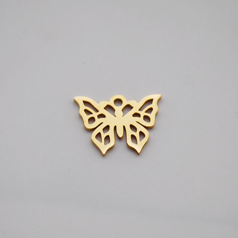 Golden butterfly 14.5mm*10.5mm