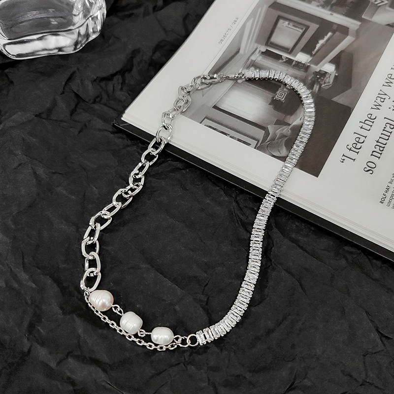 7:Baroque spliced clavicle chain (fresh water pearl)