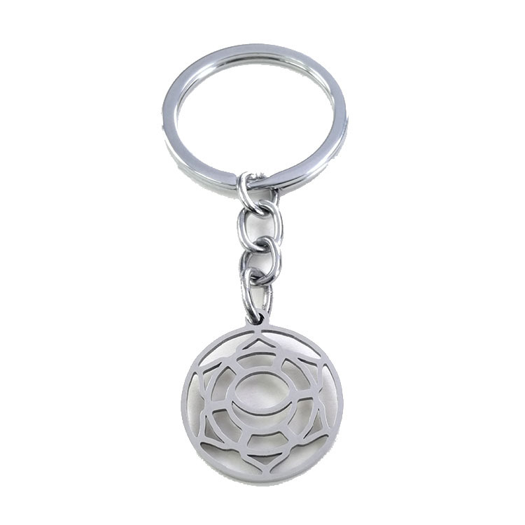 Silver pendant with key chain