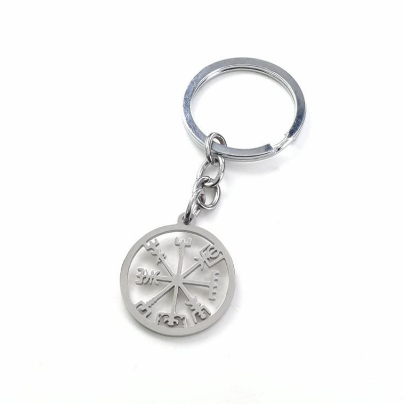 Silver pendant with key chain
