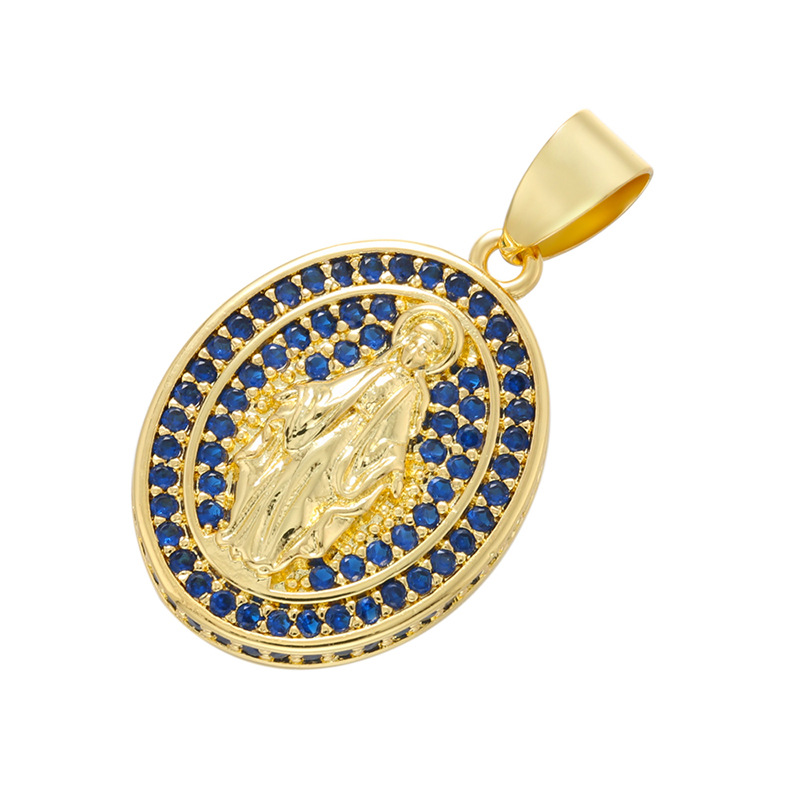 3:gold color plated with blue