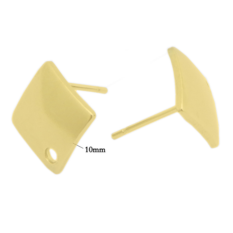 gold color plated, 10X10mm square welding needle