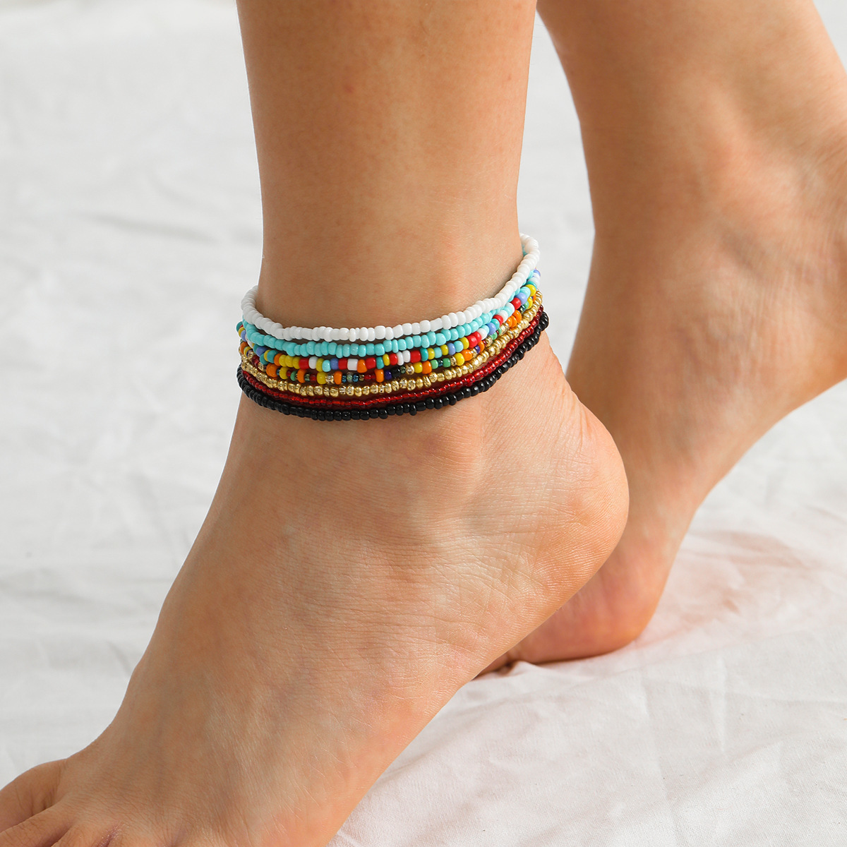 2:Anklet mixed color suit 0785