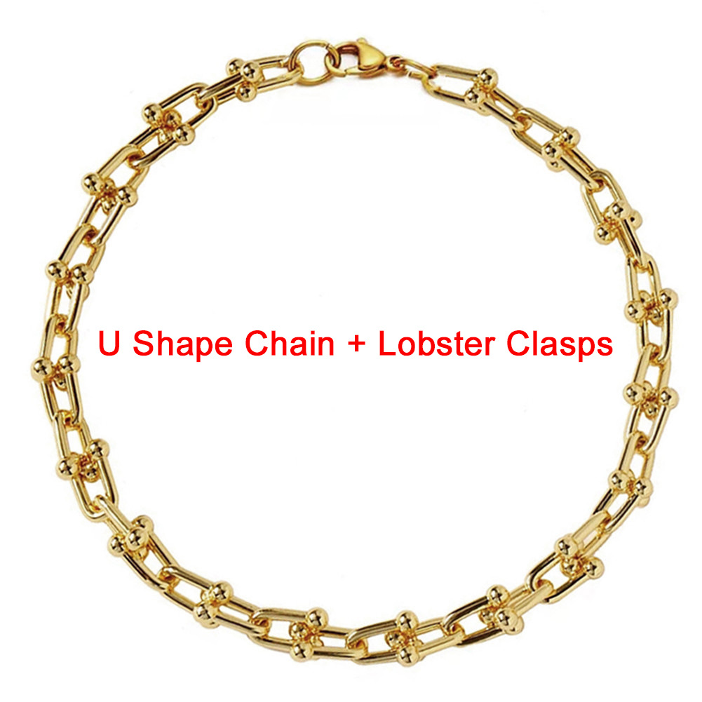20CM-lobster clasp gold