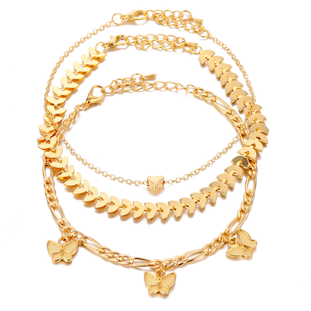 Butterfly multilayer anklet alloy