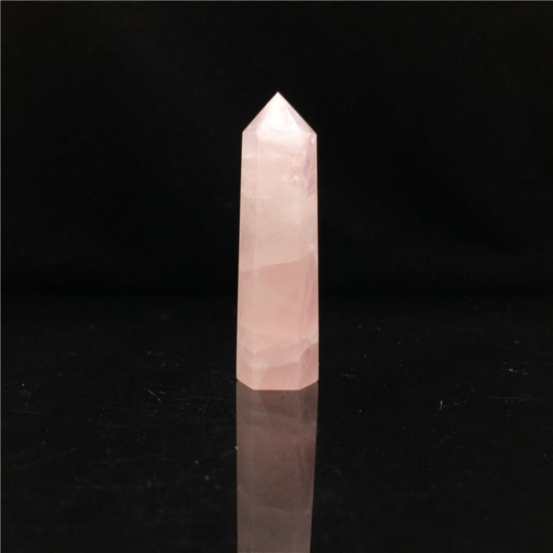 8-9cm pink crystal