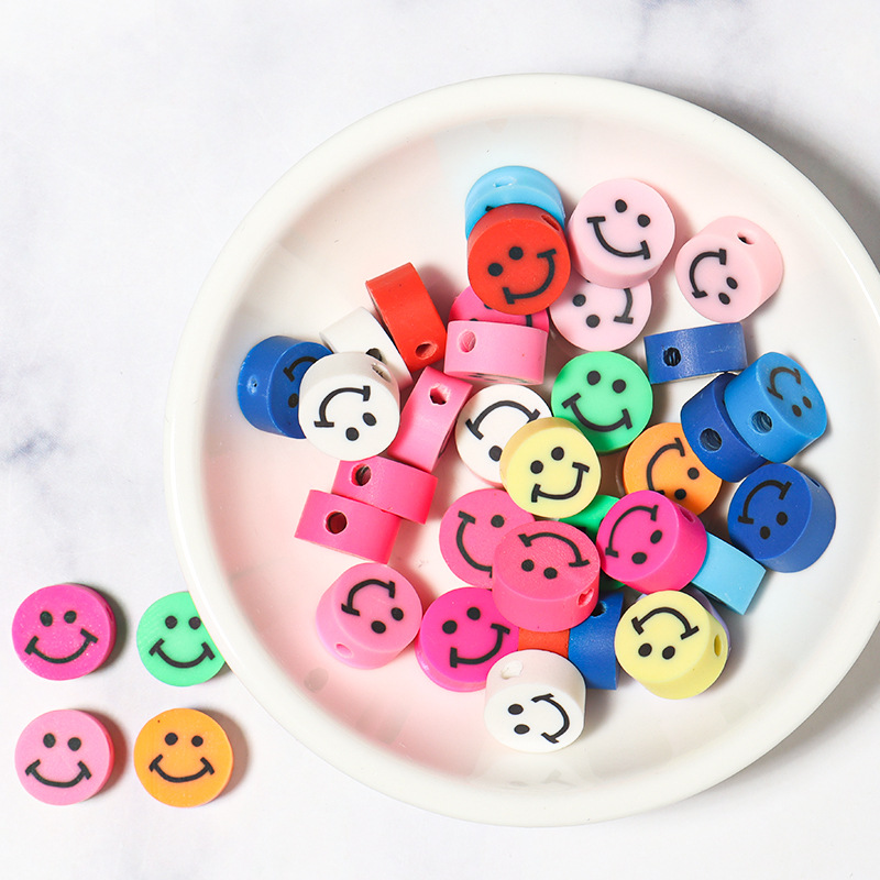 Mixed color smiley 50pcs/pack
