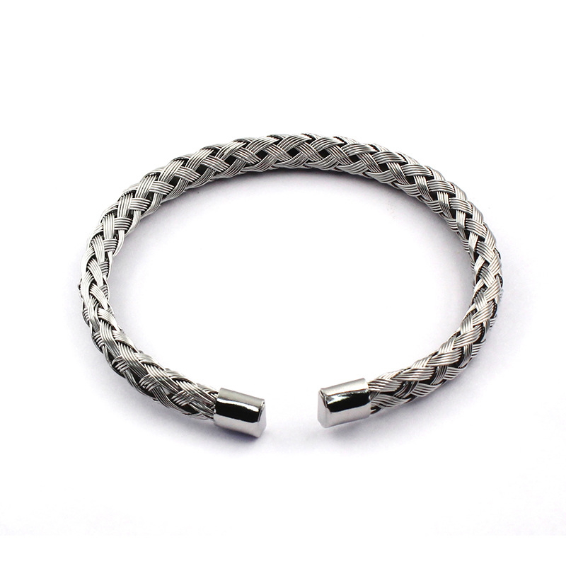 7:D type woven mesh bracelet