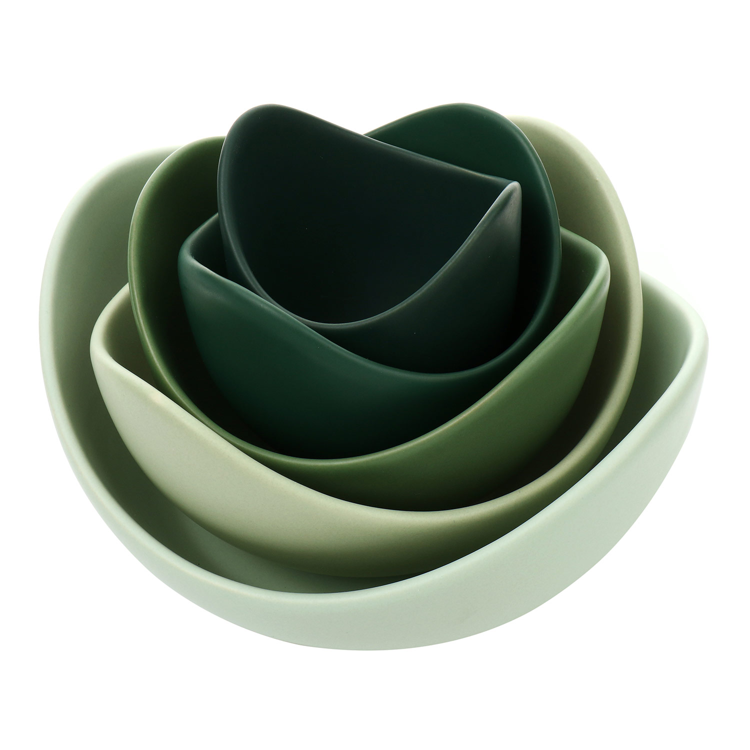 Mint green lotus-5 piece set
