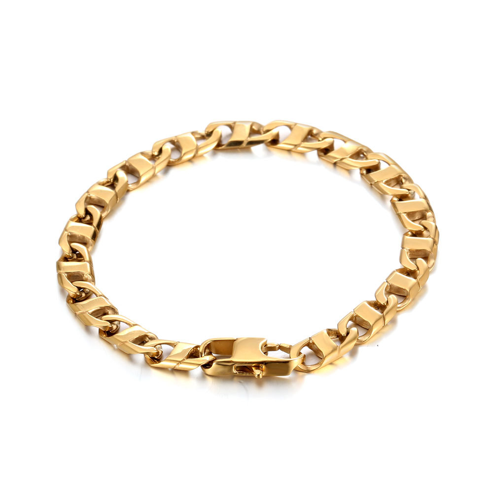 gold  Bracelet 215mm
