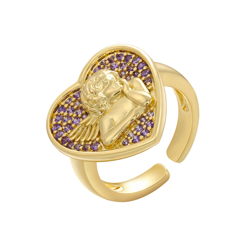 4:gold color plated and purple