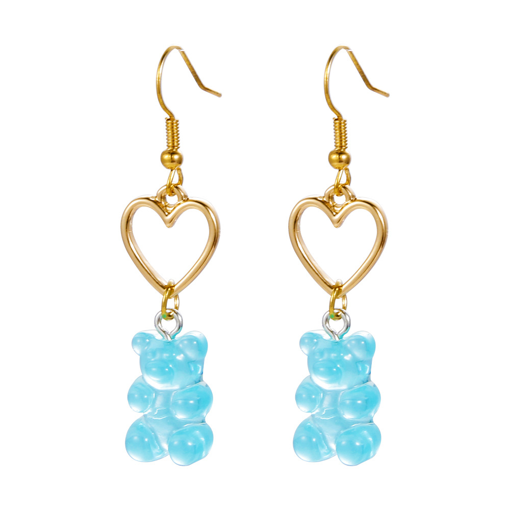 5:Earring earrings blue