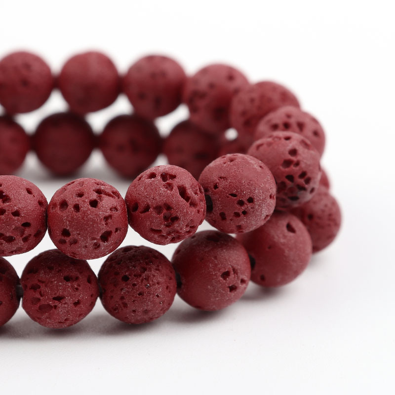 Red Volcano stone 6mm