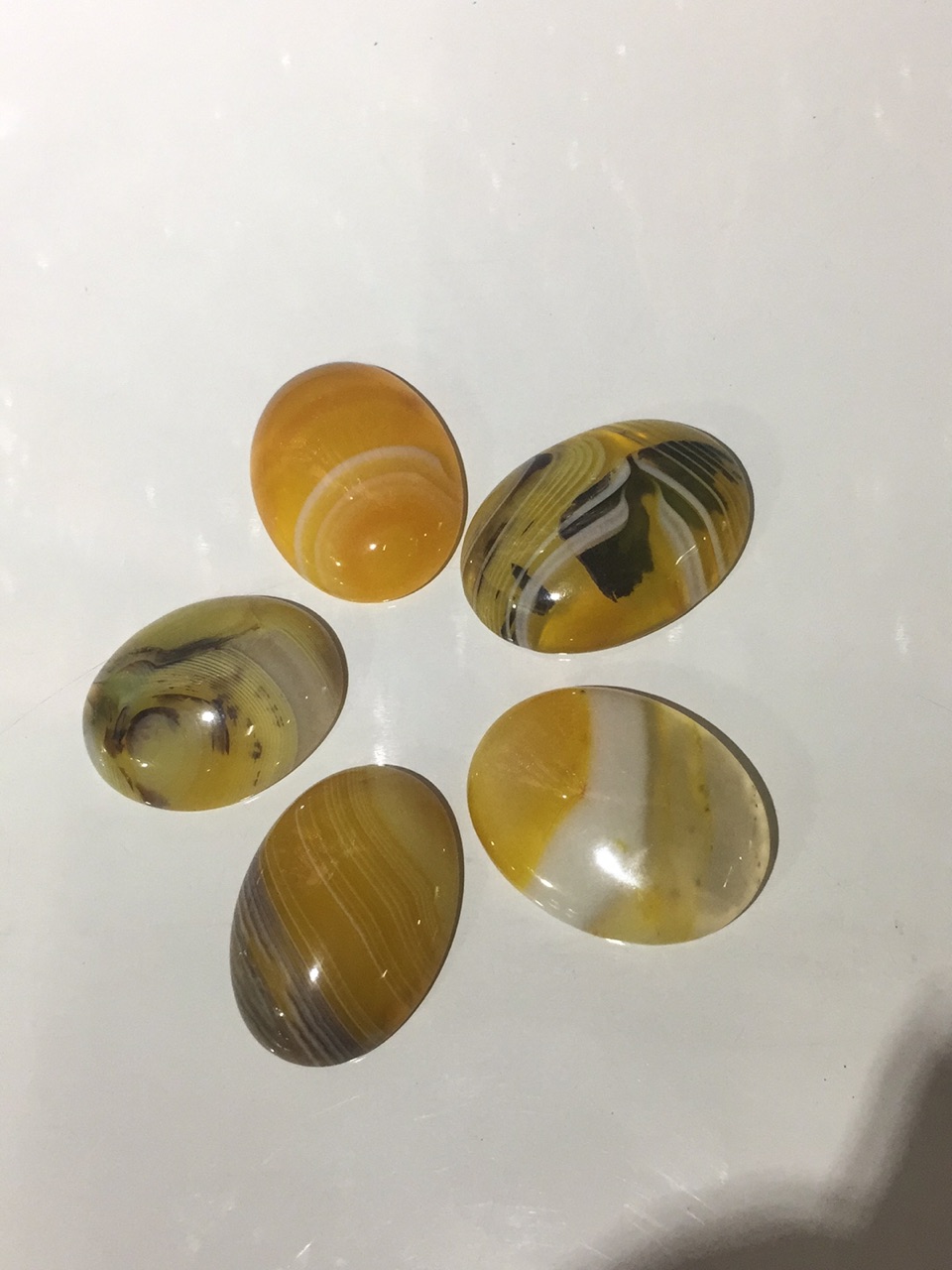 Striped agate yellow