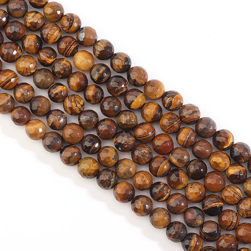 Faceted Tiger Eye Stone