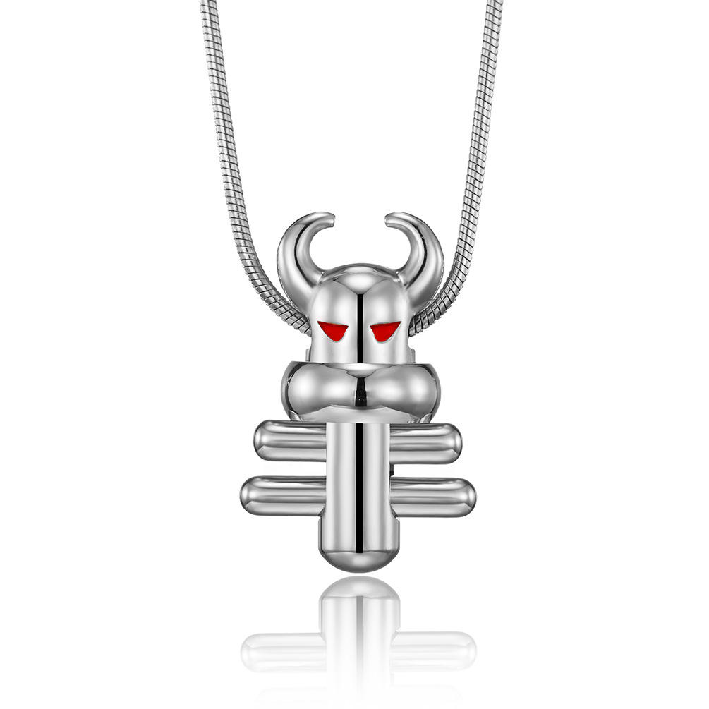 5:steel color necklace