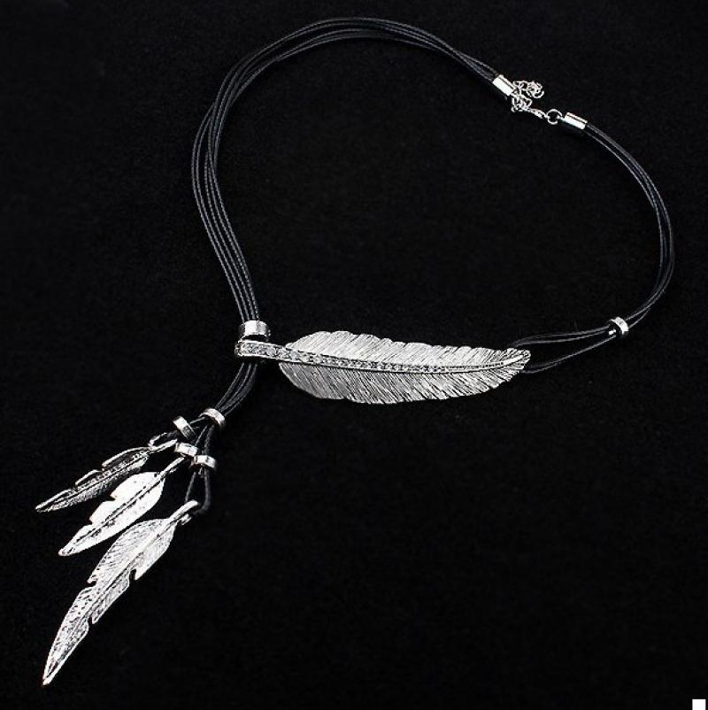 antique silver color plated and black