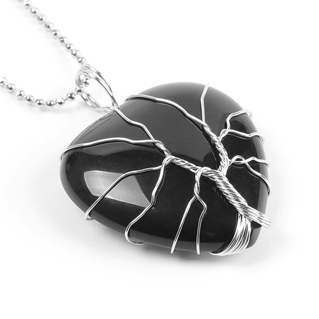 14:Black-Agate with Chain