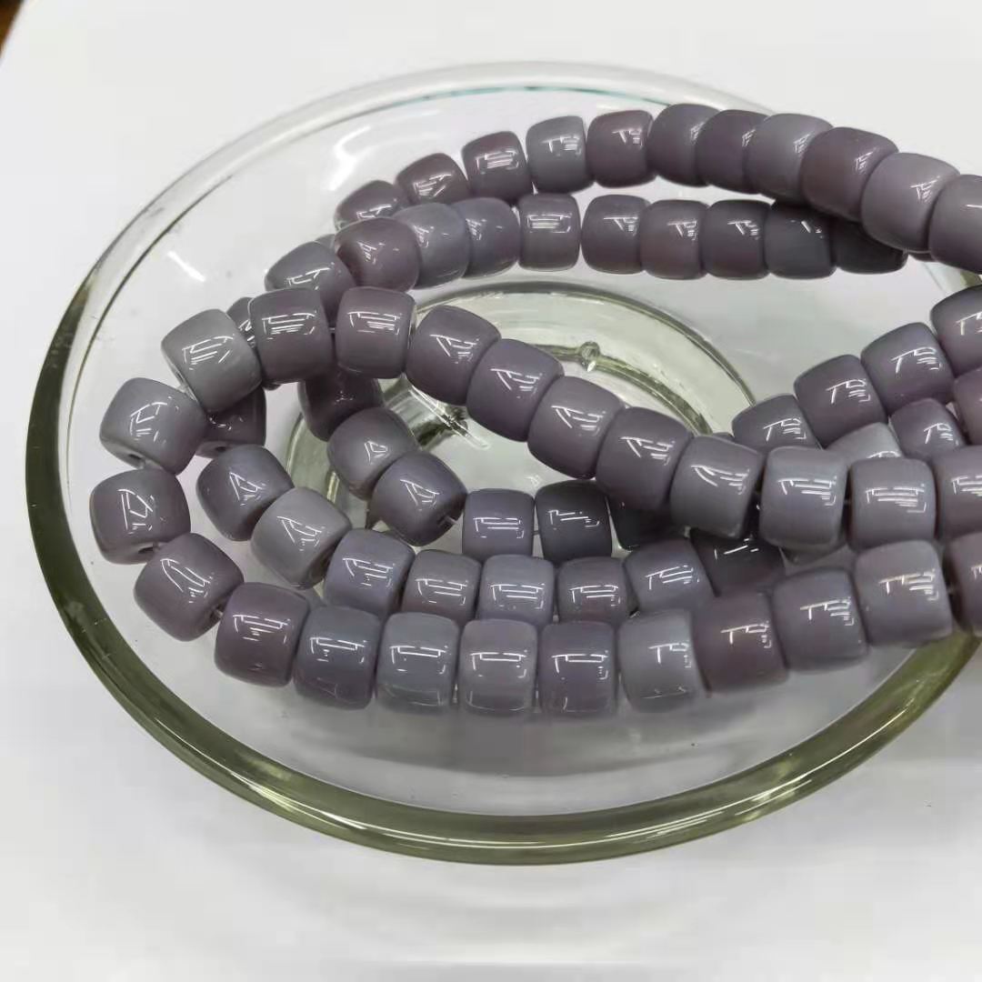 Eggplant color 8*10mm (50 pieces per treaty)