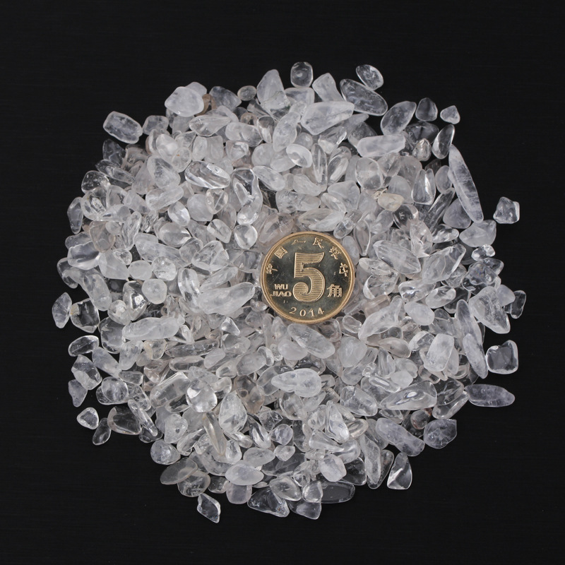 Transparent white crystal