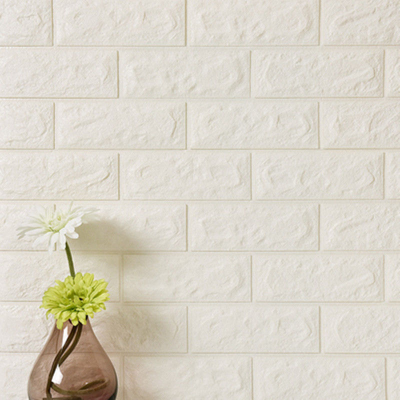 Put thin white brick pattern wall 3mm