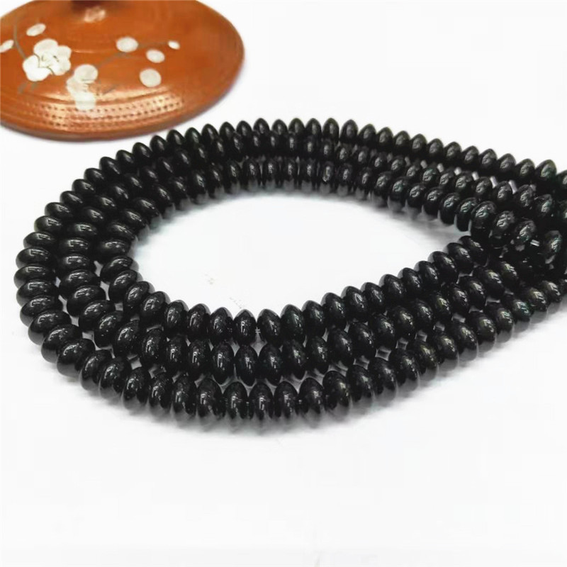 Black 4*8mm (92 beads/strand)