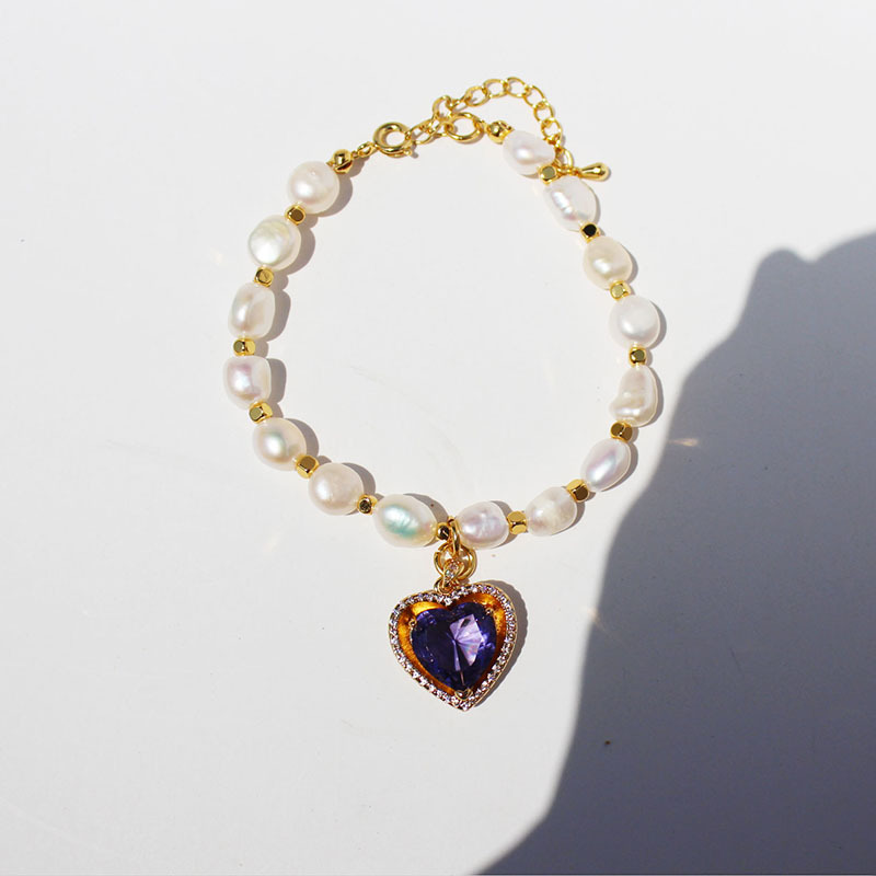 6:Purple heart bracelet
