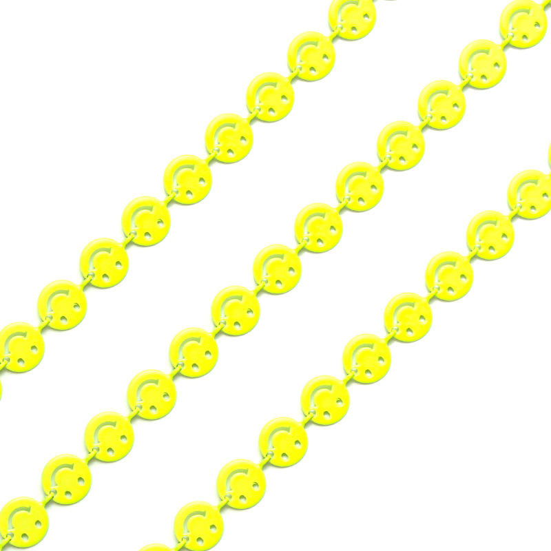 The diameter of the yellow smiley face is about 8m
