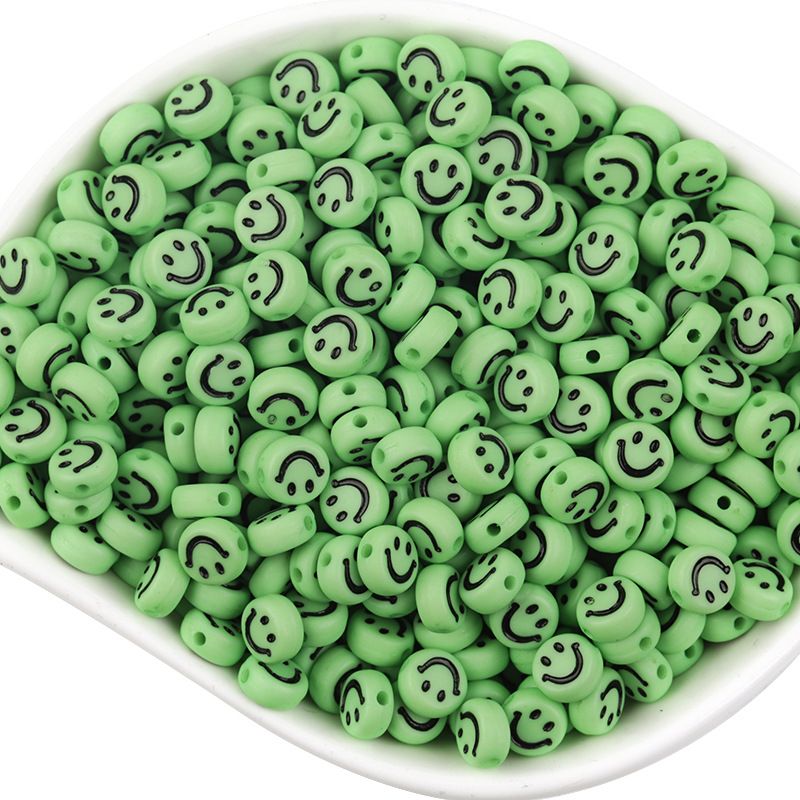 Green 7*3.5mm hole 1.3mm (100 pieces)