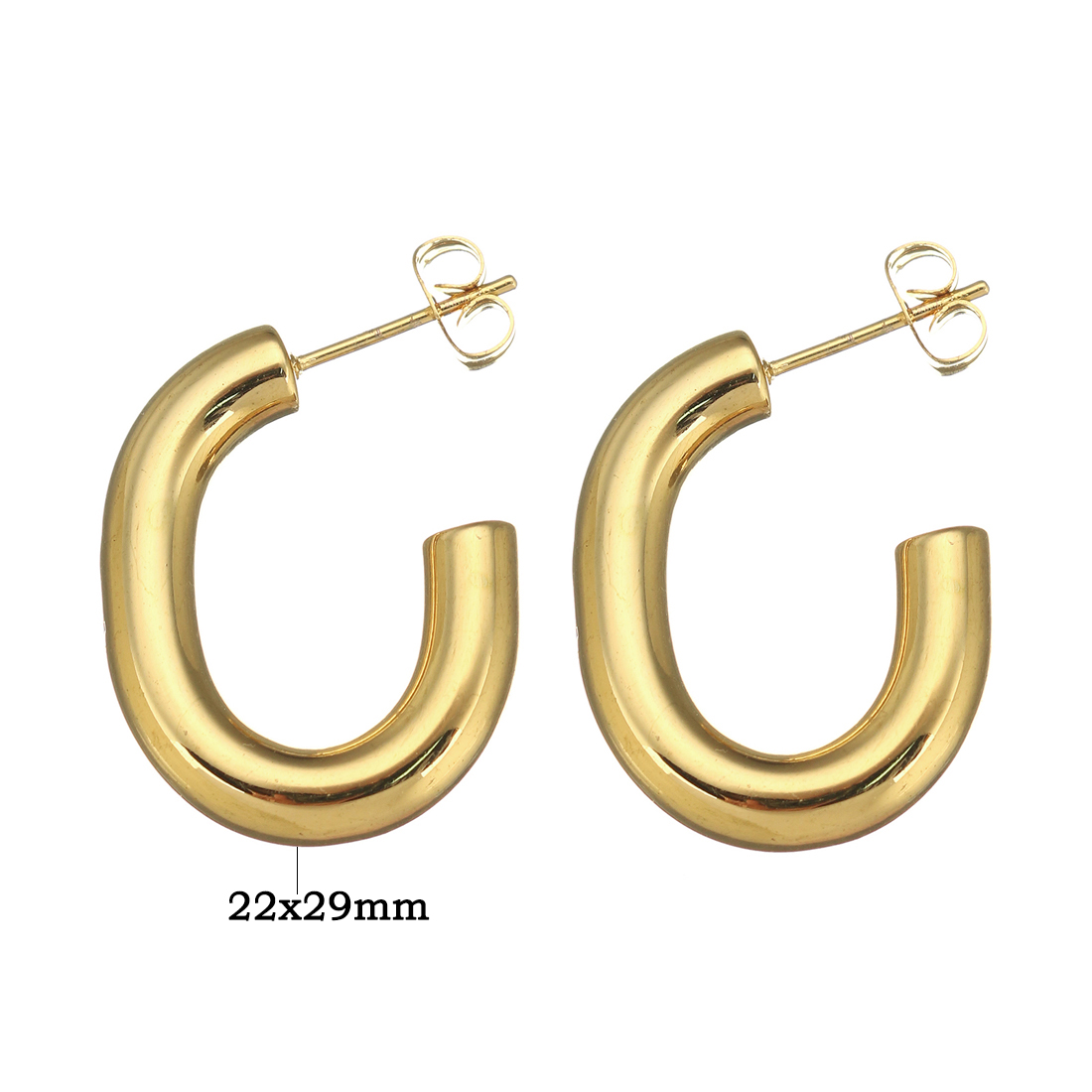 gold 22*29mm