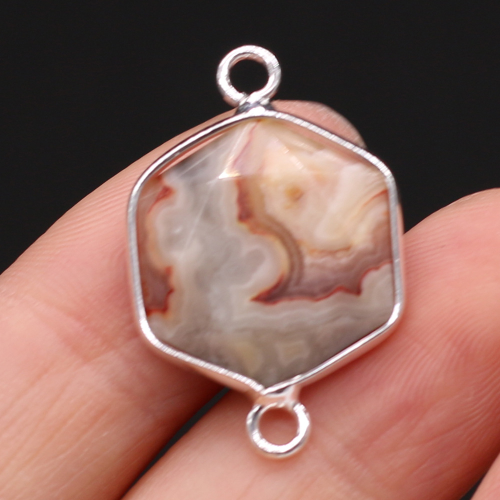 Cherry blossom agate 16x40mm