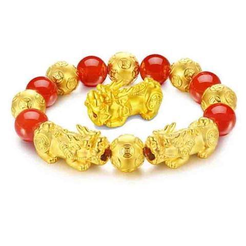 Style 10 female red bead 10mm
