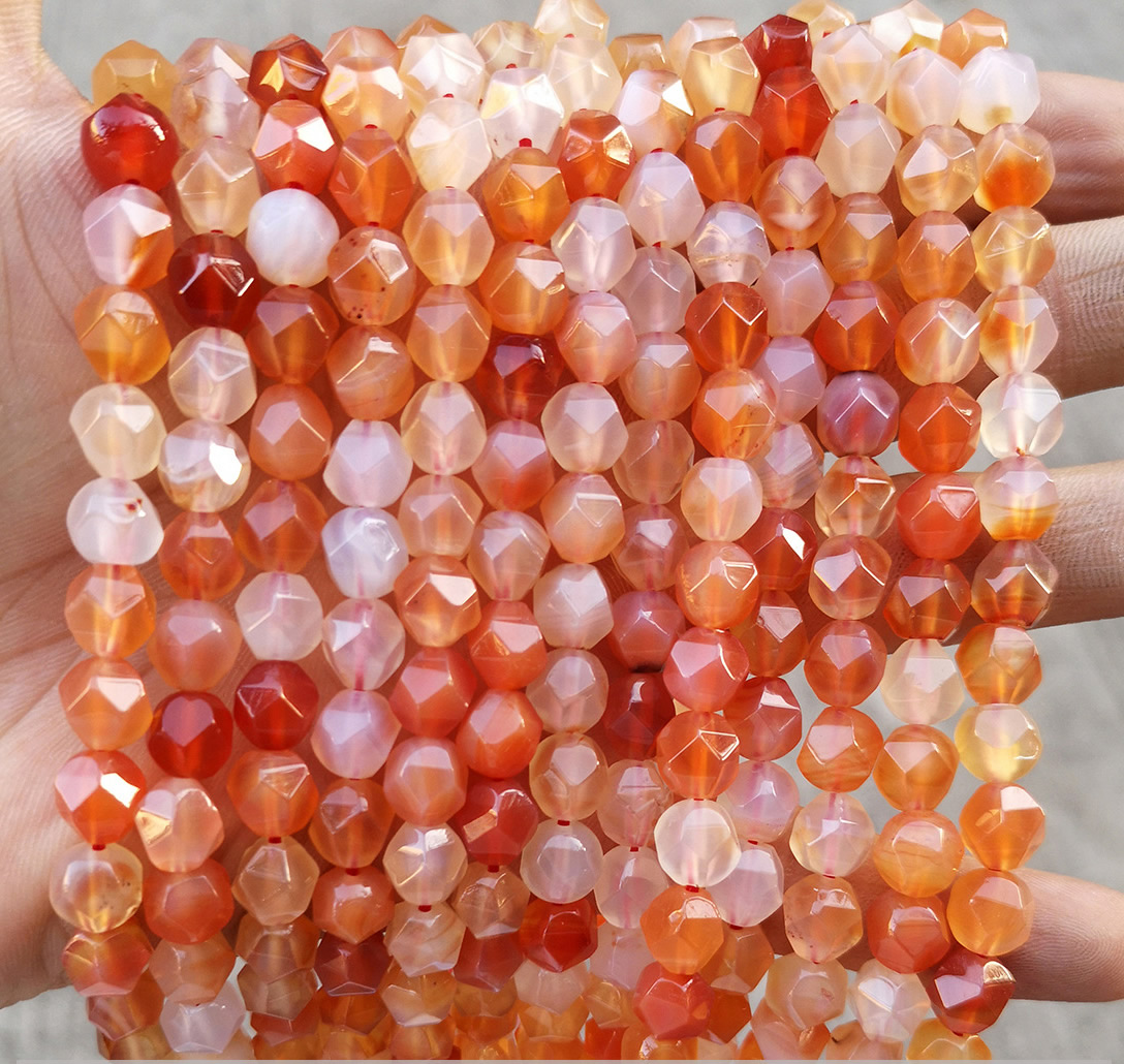Red Agate 6mm/about 55 pcs