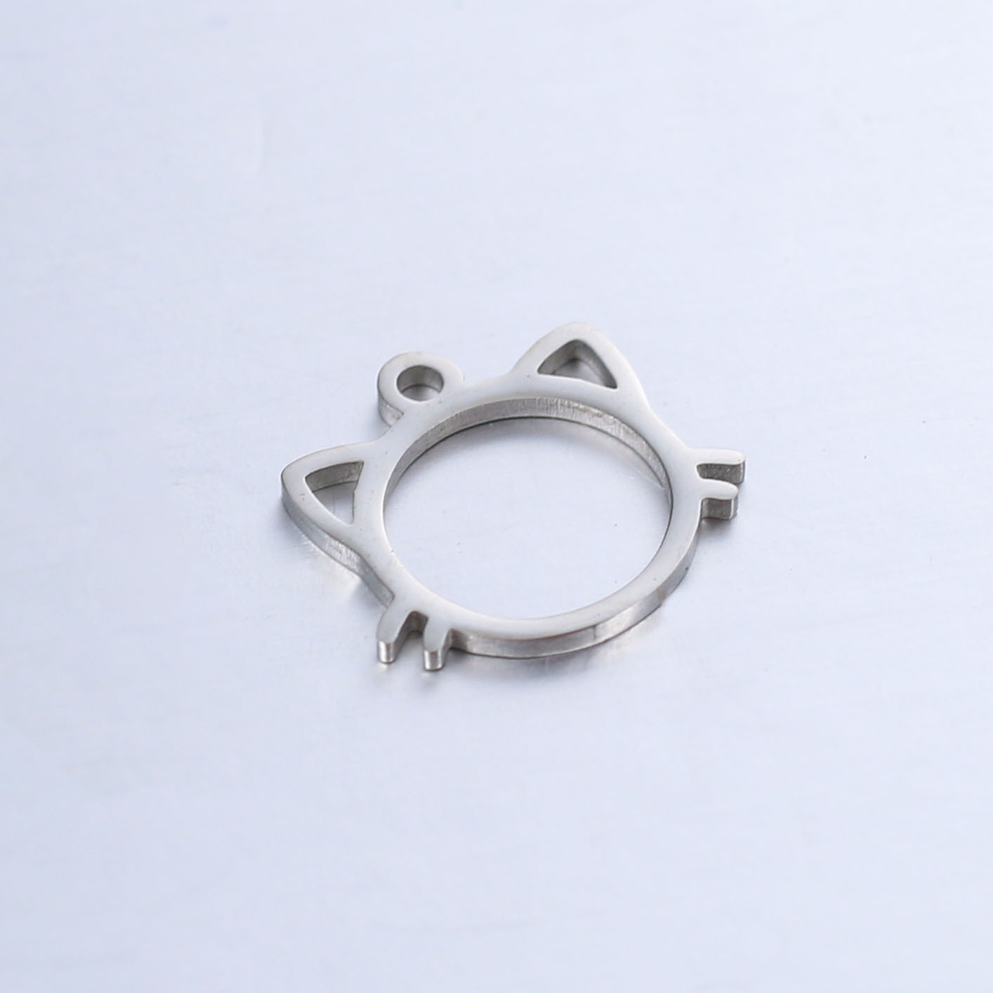 4:Without Jump ring, steel color
