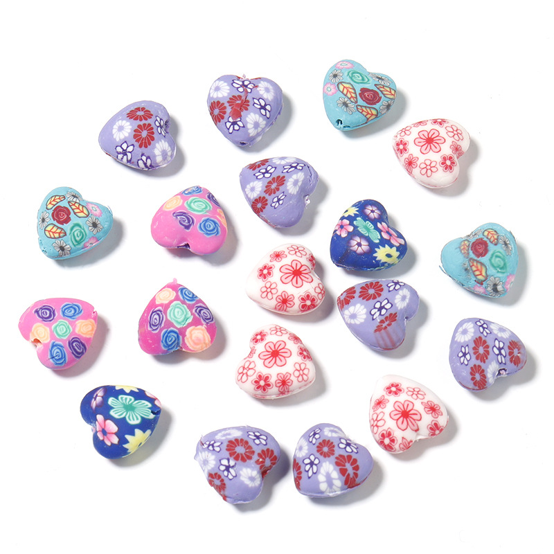6# pattern heart (40 pieces) 10mm