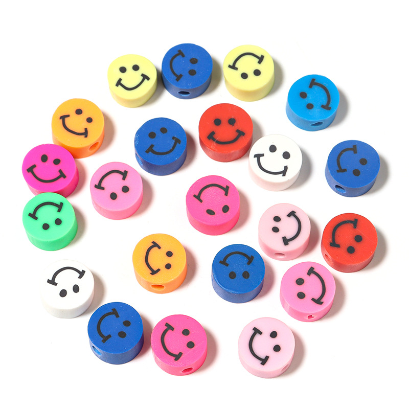 4# Smiley beads 10mm