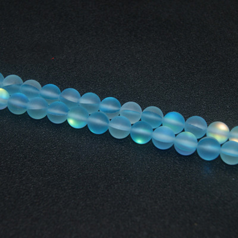 Light blue, 12mm, 32 beads