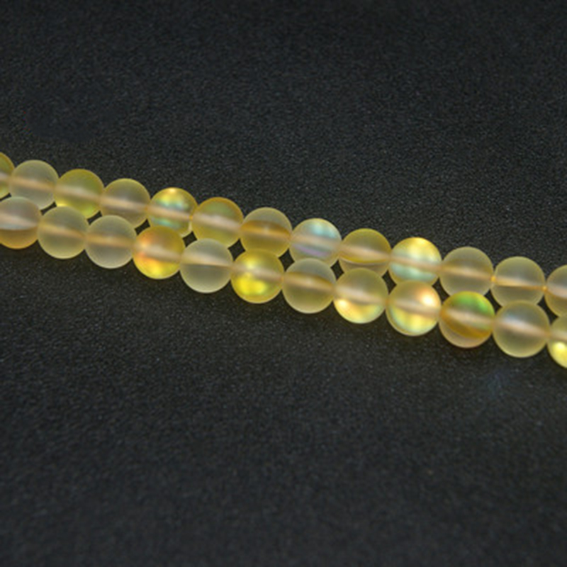 Yellow 6 mm62 beads