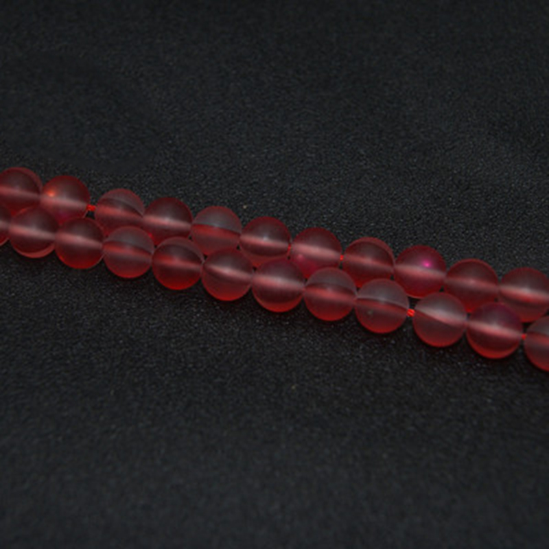 Bright red 8MM48 beads