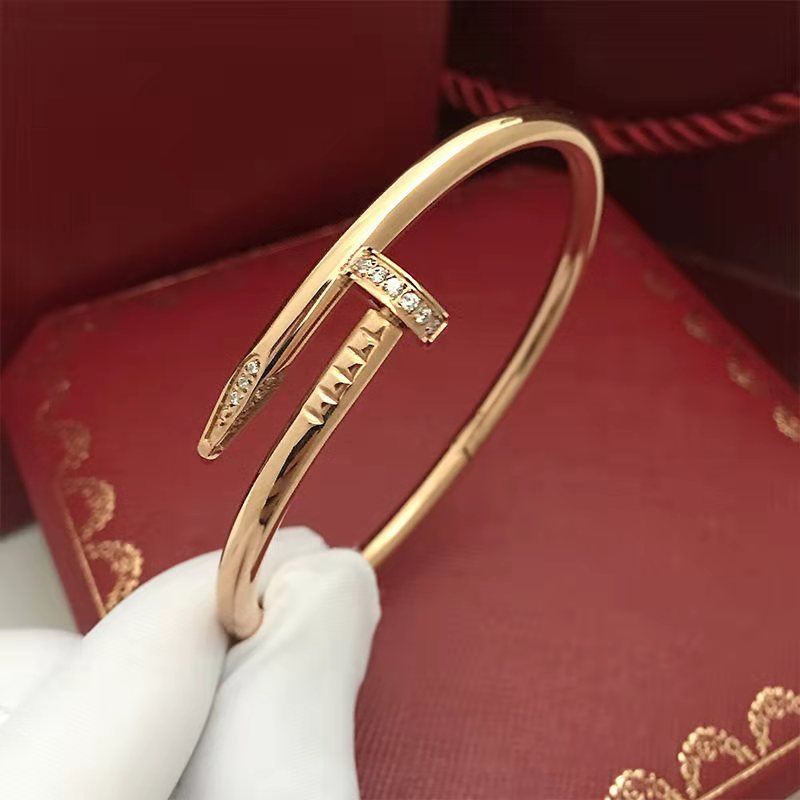 rose gold color plated C